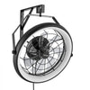 VEVOR Wall Mounted Fan with Lights, 22 inch Wall Mount Fan with Remote, 6 Speeds Plug in Wall Fan, Reversible, Dimmable 3-color Lighting, Timer, 360°Adjustable Tilt for Workshop, Patio, Home
