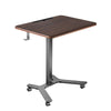 VEVOR Standing Desk, Adjustable Height Mobile Stand Up Desk w/ Casters, 28.2 x 20.5 in Small Computer Sit Stand Rolling Workstation w/ Hook, 33 lbs Capacity, Foot Pedal Pneumatic Lift for Home Office
