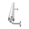 VEVOR Wall-Mounted Stair Handrail, 3.3 ft 250 lbs Load Metal Railing Silver, for Indoor Steps, Loft, Porch & Hallways, Heavy-Duty Industrial Stainless Steel Hand Rail, Round Tube, Mounting Hardware