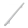 VEVOR Wall-Mounted Stair Handrail, 3.3 ft 250 lbs Load Metal Railing Silver, for Indoor Steps, Loft, Porch & Hallways, Heavy-Duty Industrial Stainless Steel Hand Rail, Round Tube, Mounting Hardware