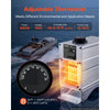 VEVOR Boat Engine Compartment Heater, 800W Bilge Heater Fit Boats Up to 35FT, Self-Regulating PTC Element & 32-104°F Adjustable Thermostat, IP68 Waterproof Fan, Winter Freeze Protection for Boats RVs
