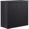 VEVOR Foldable Wall Cabinet, Metal Garage Locker Mounted 26" Small Tool Chest 240 LBS Loading Capacity Adjustable Shelf Magnetic Door File for Warehouse Office Home Black