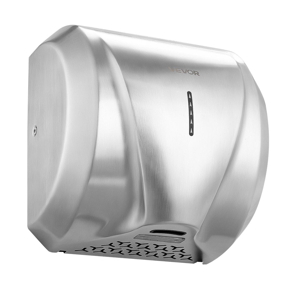 VEVOR Hand Dryer, 2 Pack 1800W Bathroom Air Hand Dryer, Automatic High Speed with HEPA Filter, Fast Drying, Brushed Stainless Steel, AC110-120V Commercial Wall Mounted for Restroom, Hotel, Office,Home