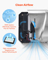 VEVOR Hand Dryer, 1800W Bathroom Air Hand Dryer, Automatic High Speed with HEPA Filter, Fast Drying, Heavy Duty Brushed Stainless Steel, AC110-120V Commercial Wall Mounted for Restroom, Hotel, Office