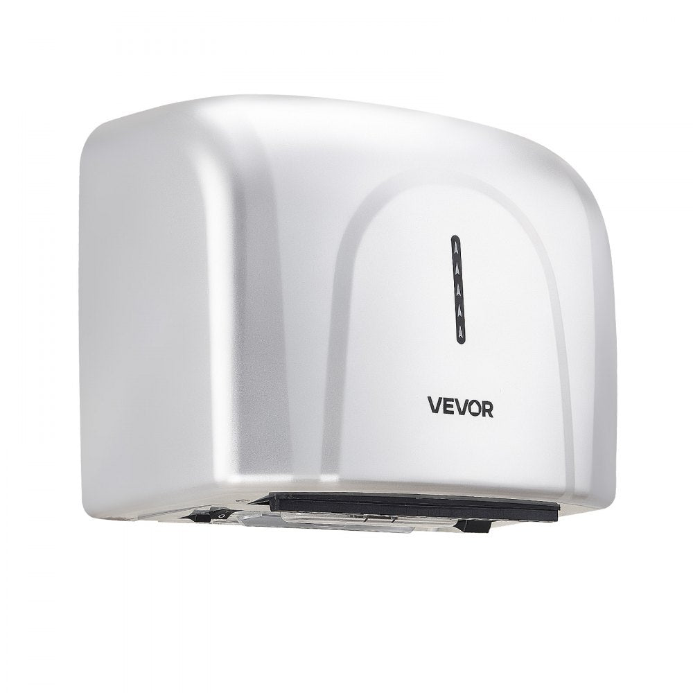 VEVOR Hand Dryer, 1300W Bathroom Air Hand Dryer, Automatic High Speed with HEPA Filter, Fast Drying, Premium ABS Construction, AC110-120V Commercial Wall Mounted for Home Bathroom, Guest Room,Homestay