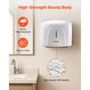 VEVOR Hand Dryer, 2 Pack 1300W Bathroom Air Hand Dryer, Automatic High Speed with HEPA Filter, Fast Drying, ABS Construction, AC110-120V Commercial Wall Mounted for Home Bathroom, Guest Room,Homestay