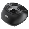 VEVOR Foot Massager Machine with Heat, Deep-Kneading, Compression, and Shiatsu for Plantar Fasciitis, Neuropathy, Gifts for Men, Women - Fits up to Men Size 12