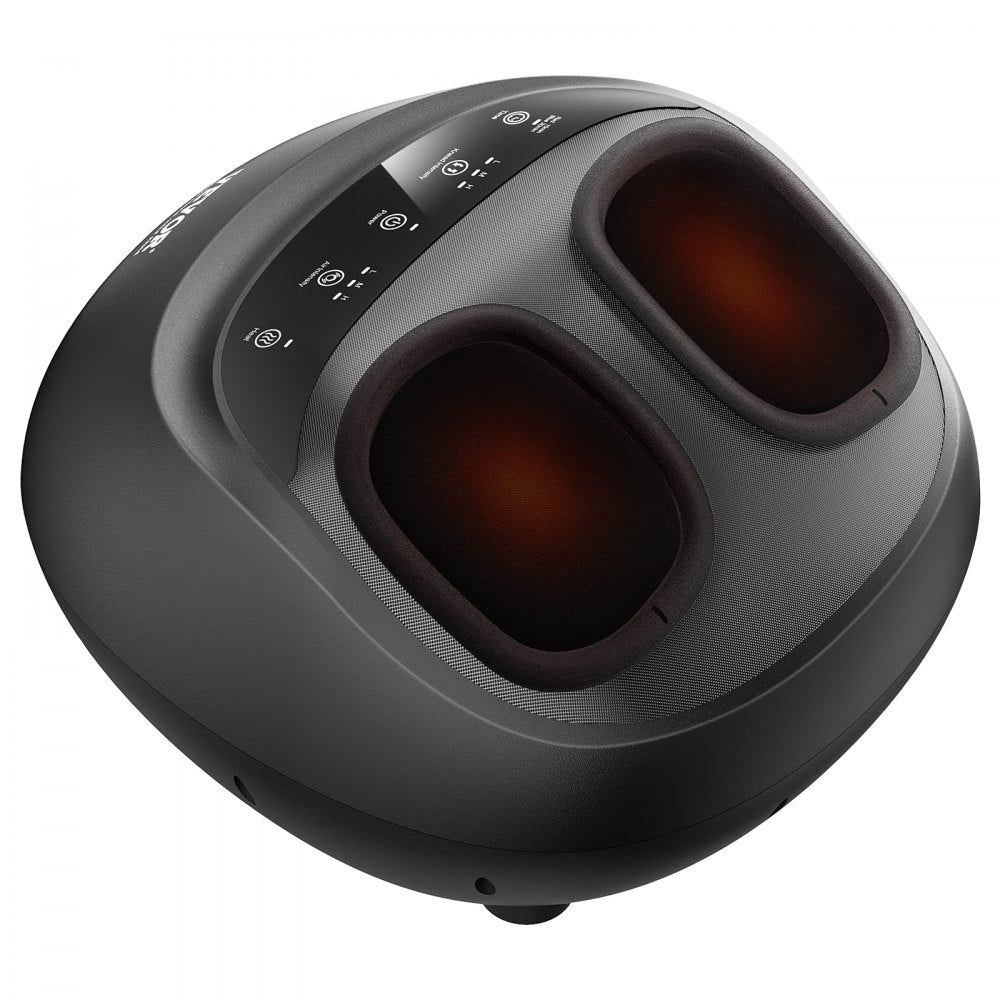 VEVOR Foot Massager Machine with Heat, Deep-Kneading, Compression, and Shiatsu for Plantar Fasciitis, Neuropathy, Gifts for Men, Women - Fits up to Men Size 12