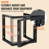 VEVOR 9U Wall Mount Rack, 150 lbs/68.04 kg Max Load Capacity, Open Frame Server Network Rack with Cage Nuts Screws, Carbon Steel 20.9 x 17.7 x 20.5" for 19"/482.6 mm AV & Server IT Equipment, Black