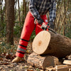 VEVOR Chainsaw Chaps Wrap, Class D, 8 Layers Wrap Style Chainsaw Pants with Adjustable Belt & Gear Pocket, Chain Saw Chaps for Men/Women, Chainsaw Safety Equipment for Loggers Forest Workers, Large