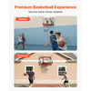 VEVOR Wall Mount Basketball Hoop, 44-inch PC Backboard Mounted Basketball Hoop Outdoor with Solid Steel, 0.08 inch Thickened Backboard, Thickened Woven Nylon Basketballs Net, Indoor & Outdoor Use