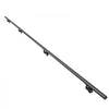 VEVOR Wall-Mounted Stair Handrail, 10 ft 250 lbs Load Black Metal Railing, for Indoor Steps, Loft, Porch & Hallways, Heavy-Duty Industrial Aluminum Alloy Hand Rail, Round Tube, with Mounting Hardware