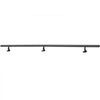 VEVOR Wall-Mounted Stair Handrail, 5 ft 250 lbs Load Black Metal Railing, for Indoor Steps, Loft, Porch & Hallways, Heavy-Duty Industrial Aluminum Alloy Hand Rail, Round Tube, with Mounting Hardware