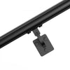VEVOR Wall Mounted Stair Handrail, 6ft Pipe Staircase Handrail, Black Galvanized Aluminum, 1.26 inch Pipe Diameter, Indoor&Outdoor Staircase Railing,Industrial Hand Rail for Steps,Security Baluster