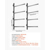 VEVOR Kayak Storage Rack for 4 Kayaks, Holds 300 lbs, Heavy Duty Adjustable Wall Mount Stand for Indoor Outdoor Garage Shed Dock, Storage Holder for Canoe, Small Boat, SUP, Surfboard & Paddleboard