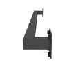 VEVOR Wall Mounted Stair Handrail, 3ft Black Iron Staircase Handrail Indoor, 250lbs Load Capacity, Industrial Railing Hand Rail for Steps, Square Tube for Loft Porch Deck, 2 Sections