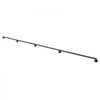 VEVOR Wall-Mounted Stair Handrail, 13 ft 440 lbs Load Black Metal Railing, for Indoor Steps, Loft, Porch & Hallways, Heavy-Duty Industrial Carbon Steel Hand Rail, Round Tube, with Mounting Hardware