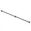 VEVOR Wall-Mounted Stair Handrail, 6 ft 440 lbs Load Black Metal Railing, for Indoor Steps, Loft, Porch & Hallways, Heavy-Duty Industrial Carbon Steel Hand Rail, Round Tube, with Mounting Hardware