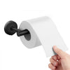 VEVOR Toilet Paper Holder, Fits Mega Rolls Size, Premium Stainless Steel Rustproof Material, Wall Mounted with Screws, Toilet Roll Tissue Holder for Bathroom, Washroom, Kitchen, Matte Black