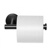 VEVOR Toilet Paper Holder, Fits Mega Rolls Size, Premium Stainless Steel Rustproof Material, Wall Mounted with Screws, Toilet Roll Tissue Holder for Bathroom, Washroom, Kitchen, Matte Black