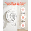 VEVOR Suction Cup Hooks 6 Pack, 2.76 x 3.54 x 1.57 inch, 10 LBS Max Load Clear Shower Suction Cups, Strong and Reusable Heavy Duty Wall Holder, for Loofah, Towel, Glass, Window, Kitchen, Bathroom