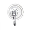 VEVOR Suction Cup Hooks 6 Pack, 2.76 x 3.54 x 1.57 inch, 10 LBS Max Load Clear Shower Suction Cups, Strong and Reusable Heavy Duty Wall Holder, for Loofah, Towel, Glass, Window, Kitchen, Bathroom