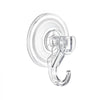 VEVOR Suction Cup Hooks 6 Pack, 2.76 x 3.54 x 1.57 inch, 10 LBS Max Load Clear Shower Suction Cups, Strong and Reusable Heavy Duty Wall Holder, for Loofah, Towel, Glass, Window, Kitchen, Bathroom