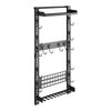 VEVOR Gun Rack Wall Mount, Heavy Duty Steel, Indoor Rifle Shotgun Rack with Magazine Holder, MOLLE Panel, Gun Accessories Display Storage Holder, Hold Up to 5 Rifles or Shotguns, for Tactical Gear