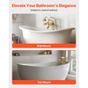 VEVOR Clawfoot Tub Faucet, Wall Mount Bathtub Faucets with Handheld Shower, Vintage Brushed Gold Clawfoot Tub Filler Faucet Shower Kit with Adjustable Swing Arms & 360° Rotation Spout for Bathtubs