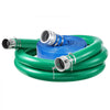 VEVOR 3" Suction Hose Kit 65' Blue PVC Backwash 20' Green Suction Hose, for Swimming Pools Water Pumps, Ready-to-Use Setup, with Round-Hole Strainer, Cam & Groove Adapter, Stainless Steel Clamp