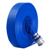 VEVOR Backwash Hose, 1.5 in x 100 ft, Blue High Quality PVC Hose, with Clamps, Camlock, Aluminum Fittings, Fit Various Pumps, for Sewage Treatment, Water Transportation and More Agricultural Purposes