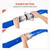 VEVOR Backwash Hose, 3 in x 50 ft, Blue High Quality PVC Hose, with Clamps, Camlock, Aluminum Fittings, Fit Various Pumps, for Sewage Treatment, Water Transportation and More Agricultural Purposes