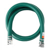 VEVOR Suction Hose, 2 in x 20 ft, Green High Quality Hose, with Camlock Connectors, and Aluminum Fittings, Fit Various Pumps, for Sewage Treatment, Water Transportation and More Agricultural Purposes