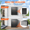 VEVOR Package Delivery Boxes for Outside 15.4" x 10.6" x 20.5", Galvanized Steel Wall Mount Mailbox with Coded Lock, Anti-Theft Baffle, IPX3 Waterproof Lockable Large Mail Box for Porch, Curbside
