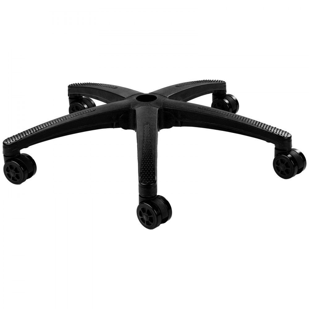 VEVOR Office Chair Base Replacement, 28", 2500 lbs Static Load Capacity, Heavy Duty Universal Computer Desk Chair Stool Base Part with 5 Casters and Reinforced Legs, Desk Chair Base Replacement, Black