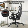 VEVOR Office Chair Base Replacement, 28", 2500 lbs Static Load, Heavy Duty Universal Computer Desk Chair Stool Base Part with 5 Casters and Reinforced Legs, Desk Chair Base Replacement, Black + White
