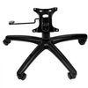 VEVOR Office Chair Base Replacement, 28", 2500 lbs Static Load, Heavy Duty Universal Computer Desk Chair Stool Base Part with 5 Casters, Gas Cylinder & Seat Plate, Desk Chair Base Replacement, Black