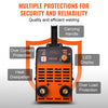 VEVOR Stick Welder, 140A ARC/Lift TIG 2-IN-1 Welding Machine with IGBT Inverter 110V Portable MMA Welder Machine with Hot Start, Arc force and Anti-Stick