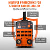 VEVOR Stick Welder, 160A ARC/Lift TIG 2-IN-1 Welding Machine with IGBT Inverter 110V/220V Portable MMA Welder Machine with Hot Start, Arc force and Anti-Stick