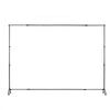 VEVOR Backdrop Stand with Wheels, 7 x 10 ft Adjustable Photo Backdrop Stand Kit, Moveable Background Backdrop Stand, Heavy Duty Projector Screen Stand, for Wedding, Photo Studio & Party
