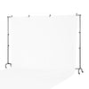 VEVOR Backdrop Stand with Wheels, 7 x 10 ft Adjustable Photo Backdrop Stand Kit, Moveable Background Backdrop Stand, Heavy Duty Projector Screen Stand, for Wedding, Photo Studio & Party