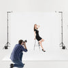 VEVOR Backdrop Stand, 10 x 10 ft Adjustable Photo Backdrop Stand Kit, Portable Background Backdrop Stand with 4 Crossbars, Heavy Duty Projector Screen Stand, for Wedding, Photo Video Studio & Party