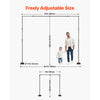 VEVOR Backdrop Stand, 8.5 x 10 ft Adjustable Photo Backdrop Stand Kit, Portable Background Backdrop Stand with 7 Crossbars, Heavy Duty Projector Screen Stand, for Wedding, Photo Video Studio & Party