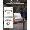 VEVOR Slip Roll Machine 24 in Max Forming Width 21 Gauge Slip Roller Bender, Manual Sheet Metal Rolling Bending Machine, Heavy-Duty with Fixed Rollers, for Aluminum Alloy Copper Sheet Low Carbon Steel