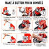 VEVOR Button Maker Machine, 58 mm (2.25 inch) Badge Punch Press Kit, Children DIY Gifts Pin Maker, Button Making Supplies with 500pcs Button Parts & Circle Cutter & Magic Book