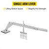 VEVOR Dent Pull Lever Bar 6 Claw Hook Dent Puller Single Leg Lifter Portable Dent Pull Bar Aluminum Alloy for Car Dent Repairing