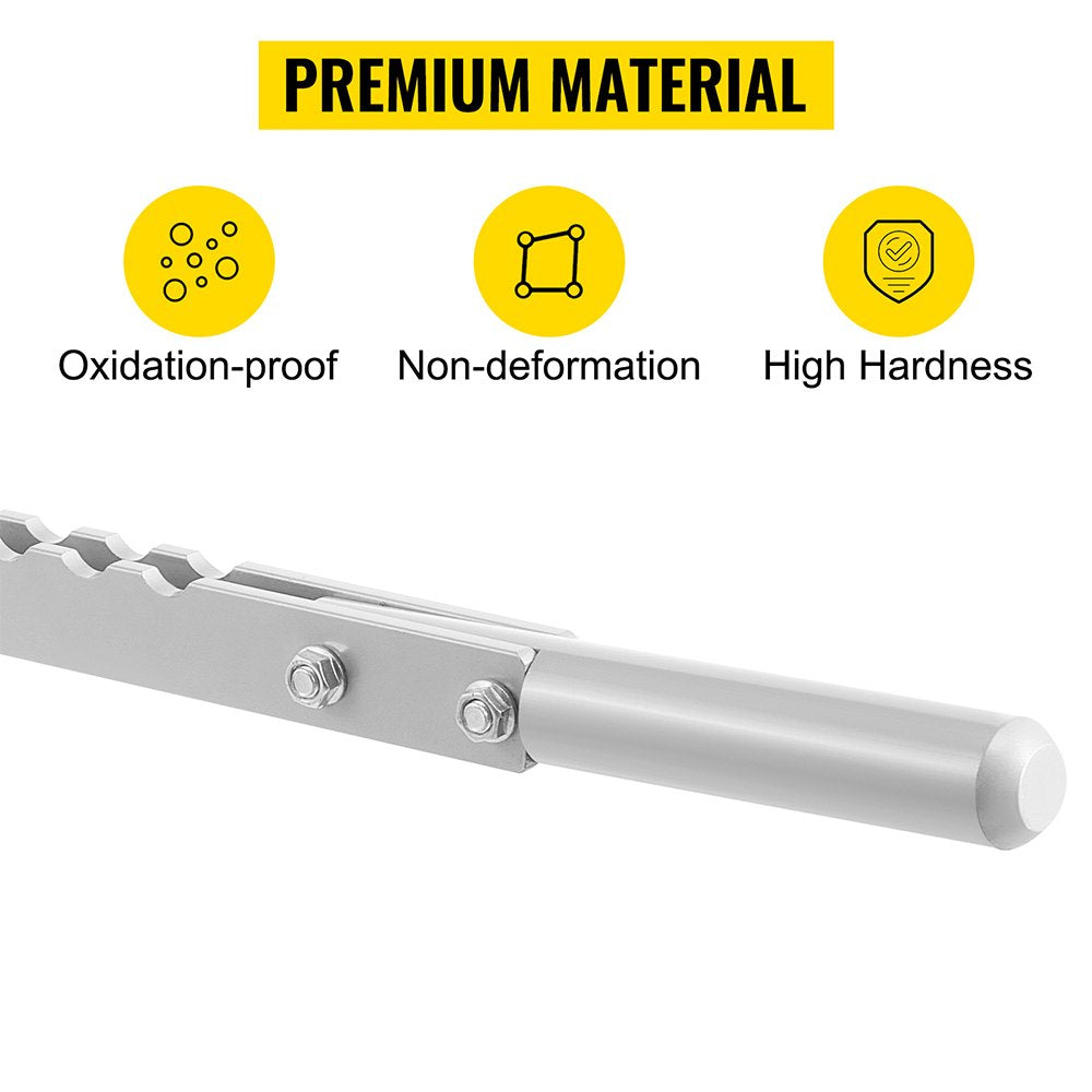 VEVOR Dent Pull Lever Bar 6 Claw Hook Dent Puller Single Leg Lifter Portable Dent Pull Bar Aluminum Alloy for Car Dent Repairing