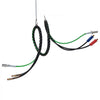 VEVOR 12FT Semi Truck Air Lines Kit with 2PCS Glad Hands, 3-in-1 Air Hoses & 7 Way ABS Electric Power Line, with 2PCS Gladhand Handles, 4PCS Seals and Tender Spring Kit for Semi Truck Trailer Tractor