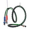 VEVOR 12FT Semi Truck Air Lines Kit with 2PCS Glad Hands, 3-in-1 Air Hoses & 7 Way ABS Electric Power Line, with 2PCS Gladhand Handles, 4PCS Seals and Tender Spring Kit for Semi Truck Trailer Tractor
