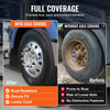 VEVOR Front Axle Wheel Covers, Dome Axle Cover for Semi Truck, ABS Electroplate Rust-Resistant Lug Nut Covers, Universal Fit, Installation Tool Included, Complete Axle Cover Combo Kit